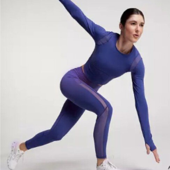 Calia Inspire Mesh Leggings Women’s XXL Rich Blue NWT - Picture 1 of 9